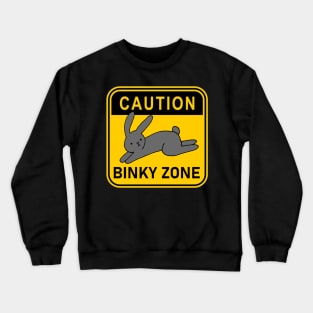 Caution Binky Zone Crewneck Sweatshirt